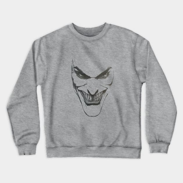 Evil face Crewneck Sweatshirt by Vick Debergh